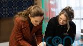 &lsquo;She&rsquo;s got the skill&rsquo;: Kate turns her hand to needle and thread at woollen mill