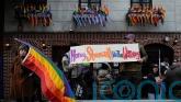 Rainbow flag raised at Stonewall monument in New York in defiance of Trump