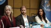 Sussexes start two-day Jordan visit with roundtable summit on refugees&rsquo; needs