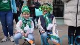 Irish eyes smiling as thousands celebrate St Patrick&rsquo;s Day in London
