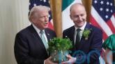 Donald Trump given shamrock as Micheal Martin urges co-operation