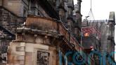 Demolition of fire-hit facade begins as Glasgow Central station partly reopens