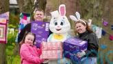 Easter Bunny family hop to it delivering eggs to hospitals and charities
