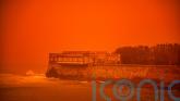 Saharan dust storm turns sky red over holiday island of Crete