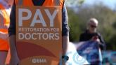 Resident doctor strike cost tops &pound;3bn as new strike begins
