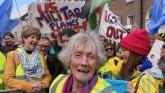 91-year-old woman walks 220km to protest US military at Co Clare airport