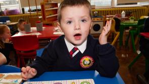 IN PICTURES: First day at school for Holy Child PS Primary 1's