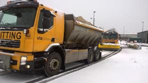 Road gritters will be out this evening from 8pm