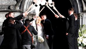 FLASHBACK PICTURES:  Kilkenny star hurler TJ Reid marries former Miss Kilkenny