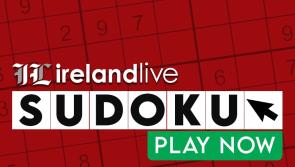 Ireland Live Interactive Sudoku Puzzle - New Puzzle every Monday