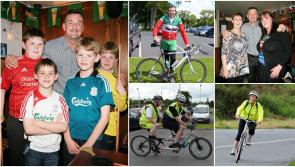 Down Memory Lane | Longford Cycle Tour fun and Irish soccer legend drops by for a pint in 2012 