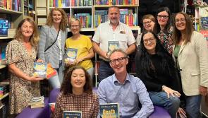 IN PICTURES: Féile 23 - Andrea Carter in Conversation with Neil Hegarty at Little Acorns Bookstore
