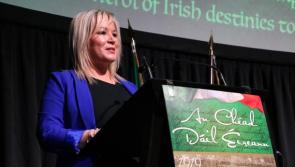 Michelle O'Neill heckled by pro-Gaza demonstrators at Derry festival