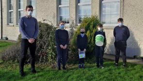 Grangemockler NS students did their bit for St Vincent de Paul food appeal 