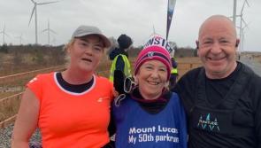 Over 60 runners brave the elements for Offaly parkrun