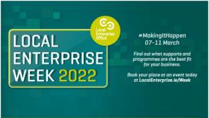  Kildare's small businesses and entrepreneurs urged to take advantage of Local Enterprise Week 2022