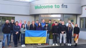 Tipperary FRS Network team  involved in  €20,000 donation to Ukraine