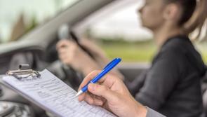 'Examiner took driving test with feet on dashboard'