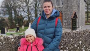 Ukrainian mother and child reach Midlands town after escaping war