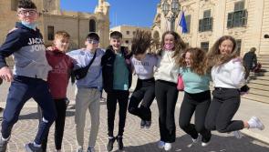 Scoláire ó Ghairmscoil Chú Uladh a d'freastal ar Clár Comenius 
