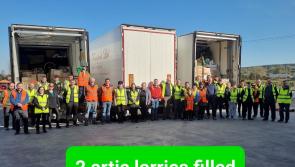 IN PICTURES: Laois trucks heading off  to Ukraine
