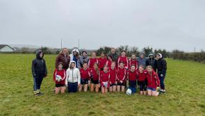 St Joseph's College Borrisoleigh girl's rugby team play Fethard in first for the school