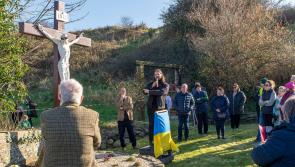 PHOTOS: Event to mark re-erection of Annagassan crucifix 