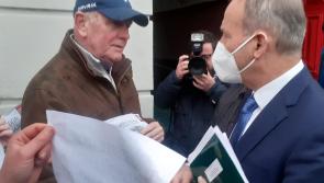 Taoiseach heckled by mica redress protestors during visit to Derry