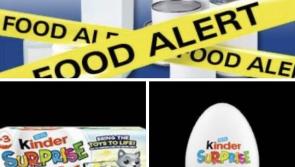 Salmonella warning issued over Kinder Surprise eggs. Laois Shoppers beware