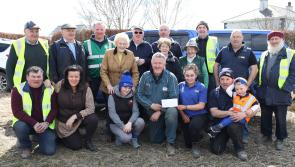 IN PICTURES:  Queen of the Plough Anna May McHugh help Ukraine at her local ploughing match in Laois
