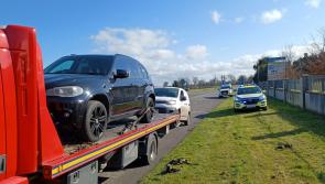 Kildare gardaí impound eight cars at Naas and Monasterevin checkpoints