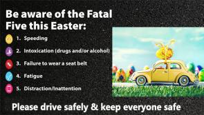 Motorists urged to 'stay safe' over the Easter Bank Holiday weekend