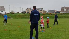 Waterford Gardaí train with future hurling stars of Passage East!