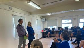 Fair City's Alan Devine holds workshop for transition year students at the Ursuline