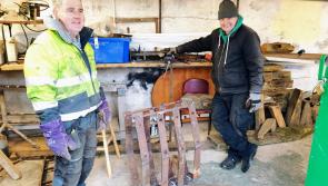 Salvaged 200-years-old metal from Carrick-on-Suir church roof transformed into Blacksmith sculpture 