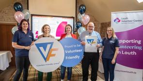 Louth Volunteer Centre  present awards to three Louth organisations