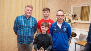 Carrick Town underage awards night with Niall Morahan