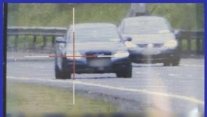 Motorist detected driving at 182kph on the motorway in Laois