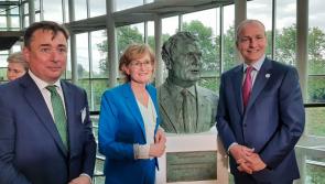 John Hume honoured in Strasbourg as Taoiseach unveils bust of former Derry MEP