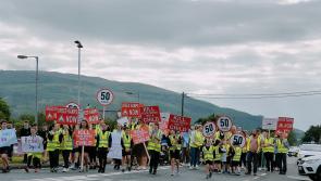 PHOTOS: Bellurgan community continue protests for traffic calming measures