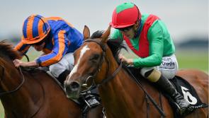 La Petite Coco wins the Alwasmiyah Pretty Polly Stakes for Paddy Twomey at the Curragh