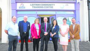 Minister unveils plaque at Leitrim Community Training Centre in Carrick-on-Shannon