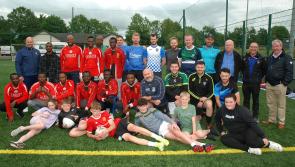 Roscrea Gardaí and Killavilla FC team up to welcome Roscrea's asylum community