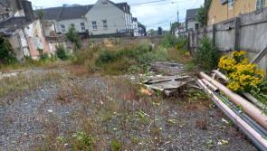 Long derelict pub site on main street in Kildare comes under fire