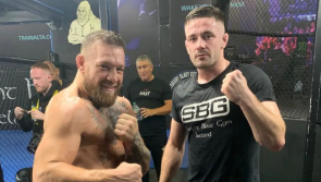 Darragh Kelly trains alongside Conor McGregor ahead of cage return