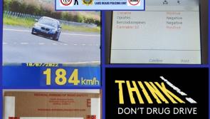 Supected drug driver clocked at 184kph in Laois