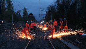 Irish Rail are carrying out night time works in Laois 