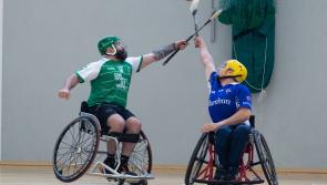Wheelchair hurling provides entertaining spectacle in Tullamore