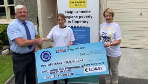 Helping to relieve hygiene poverty in the community in south Tipperary