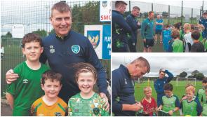 BIG PICTURE GALLERY: Ireland manager Stephen Kenny makes visit to Summer Soccer School in Tullamore
